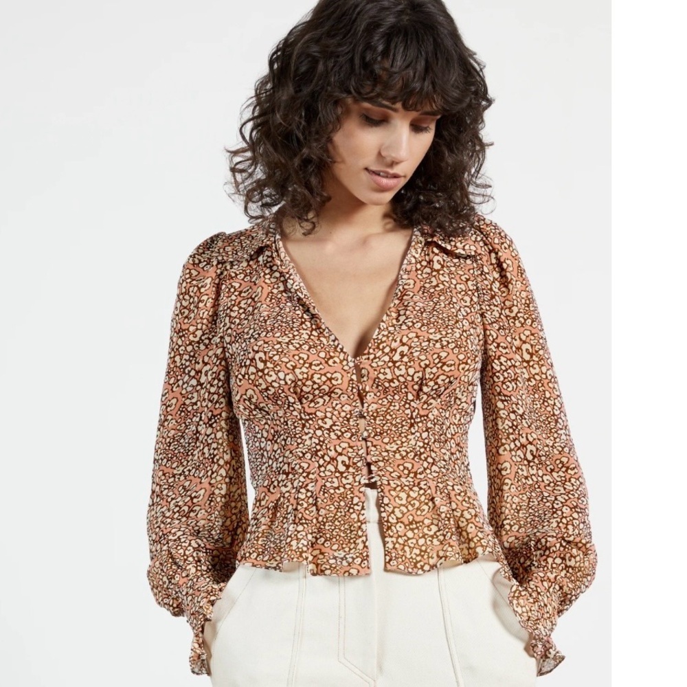 Ted Baker Flok Blouse size size 1 runs XXS